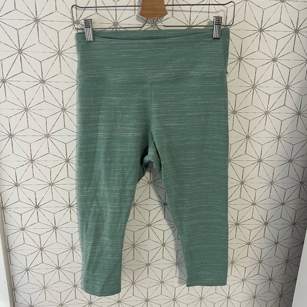 Nobull Marled Teal Crop Legging